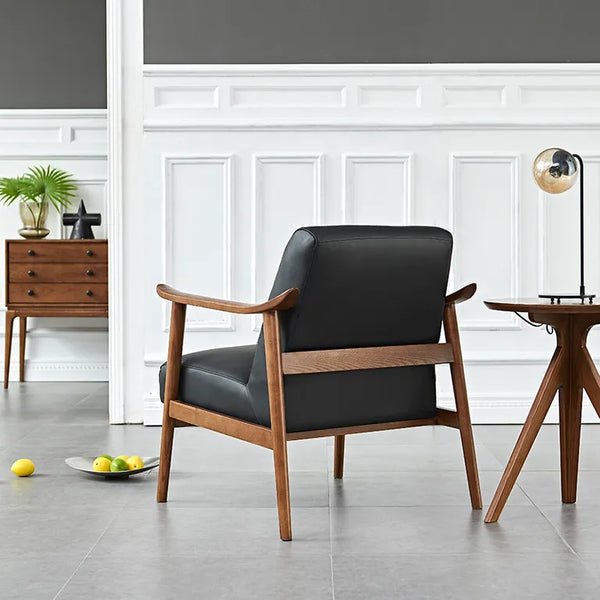 Mid-Century Armchair Black