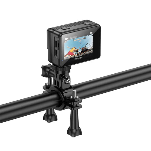 Sports Camera - Stabilization Anti Shake, 30M Waterproof, Front & Back Dual Screen