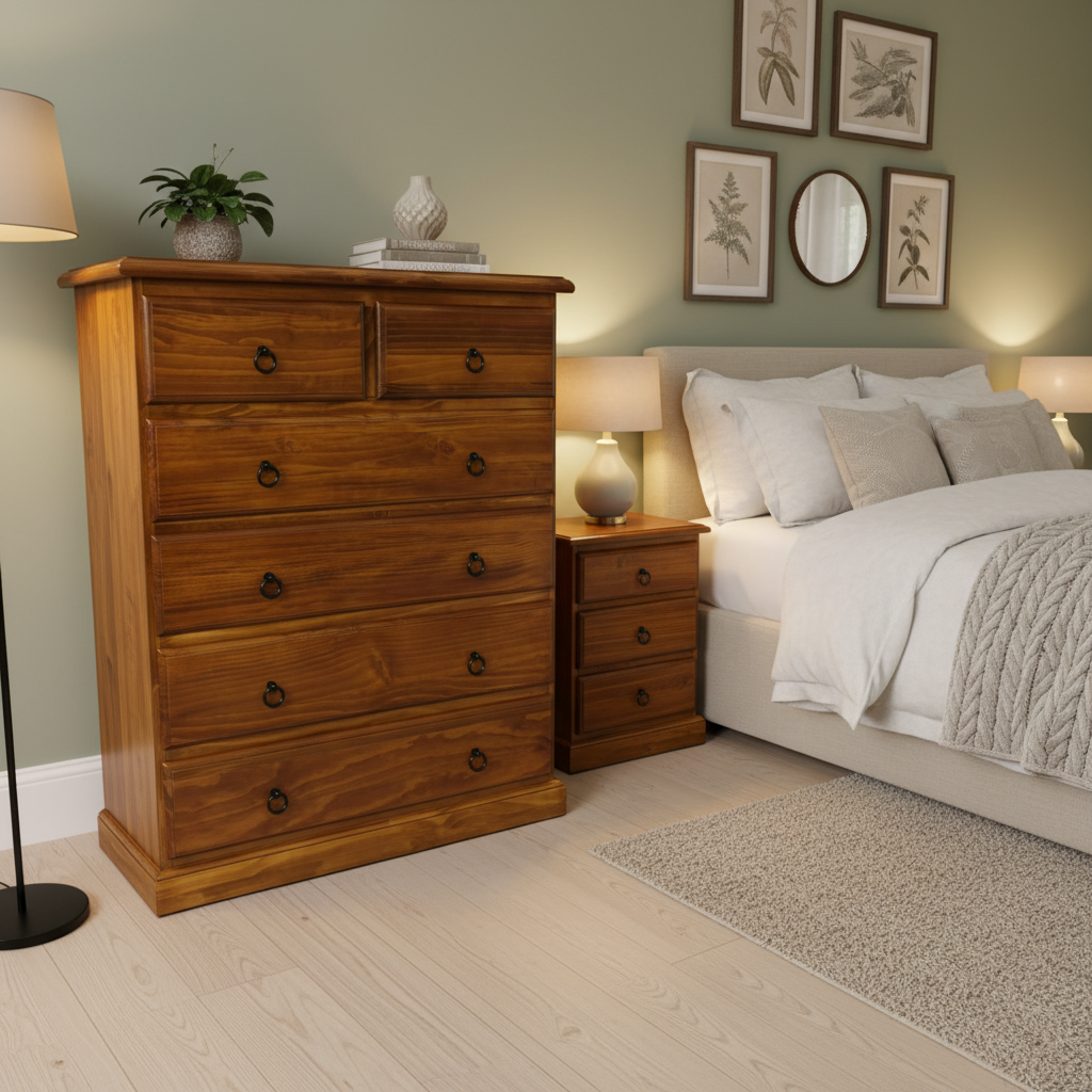 Susan 6 Drawer Tallboy