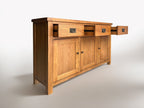 Oak Buffet Table 3 Door & 3 Drawers
