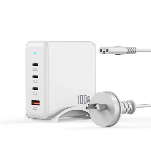 100W 4-Port PD GaN Ultra Fast Desktop Charging Station