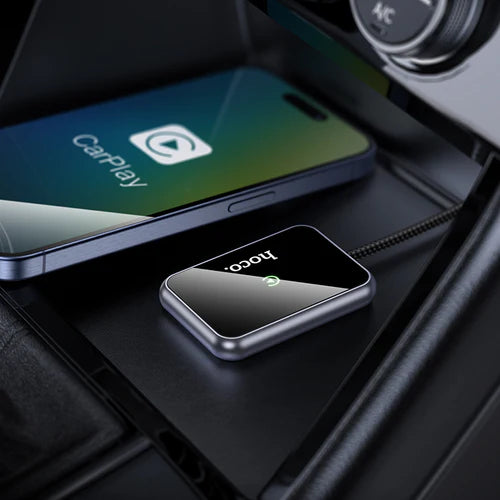 Wireless Adaptor for Apple Car Play w/ USB-A & USB-C Plug
