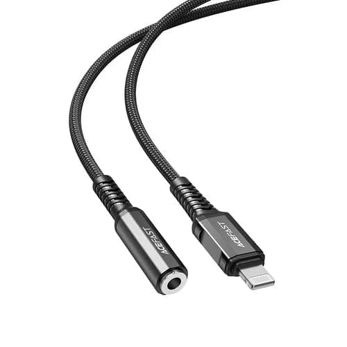 Acefast Aux Cables Lighting to 3.5mm Jack Adaptor Premium Lightning Aux Jack / Cable (Apple MFI Certified)