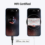 Acefast Aux Cables Premium Lightning Aux Jack / Cable (Apple MFI Certified)