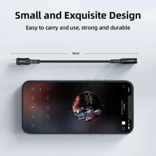 Acefast Aux Cables Premium Lightning Aux Jack / Cable (Apple MFI Certified)