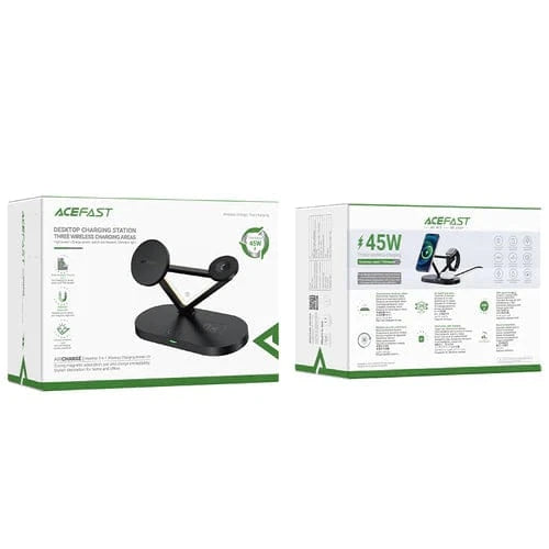 Acefast mobile phone accessories 45W Premium 3 in 1 Wireless Charging Station