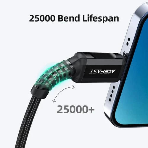 Acefast USB Charging Cable Super Durable Premium Data Cable(Apple MFI Certified)