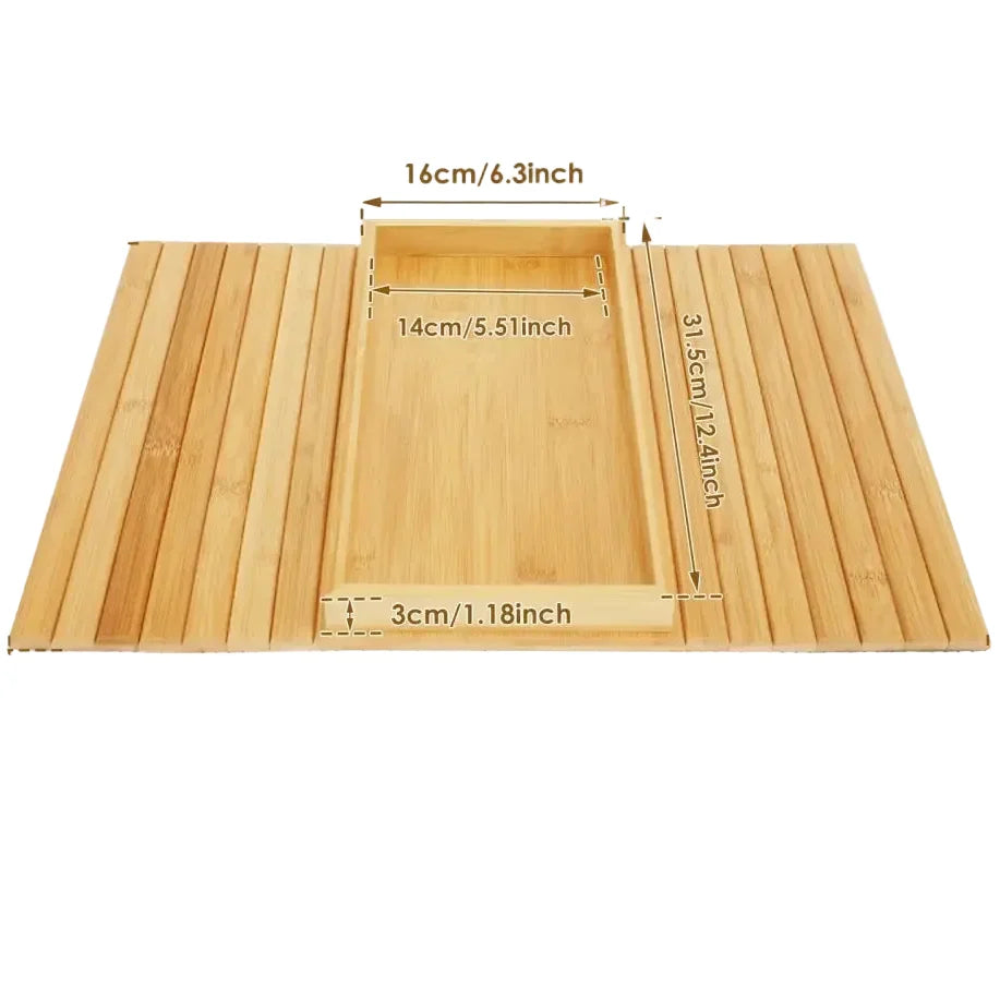 Bamboo sofa armrest tray, cup holder, view 13