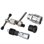 Bicycle Repair Tool Set with Chain Breaker, Spoke Wrench, Bottom Bracket & Freewheel Removal Tools