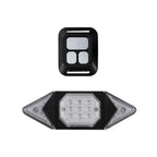 Wireless Remote-Controlled Bicycle Smart Taillight with Turn Signals (USB Rechargeable)