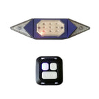 Wireless Remote-Controlled Bicycle Smart Taillight with Turn Signals (USB Rechargeable)