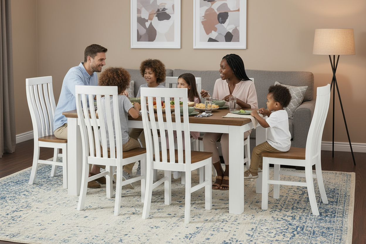Markham Dining Set - 6 Seater