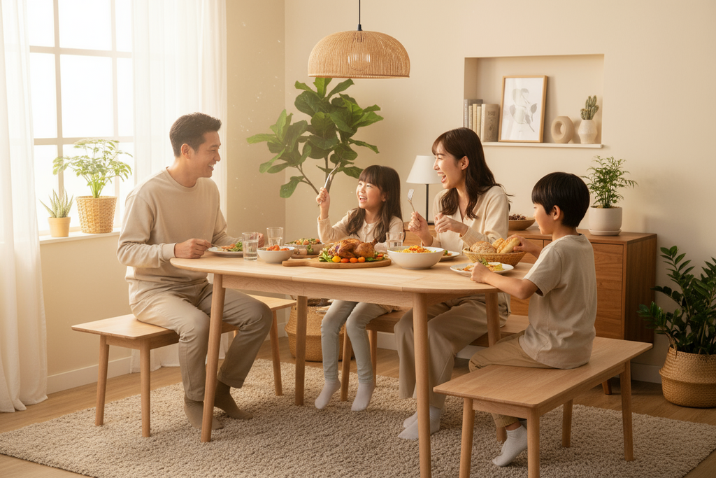 Orlando Drop Leaf Dining Table with Two Bench
