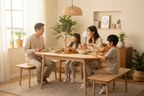Orlando Drop Leaf Dining Table with Two Bench