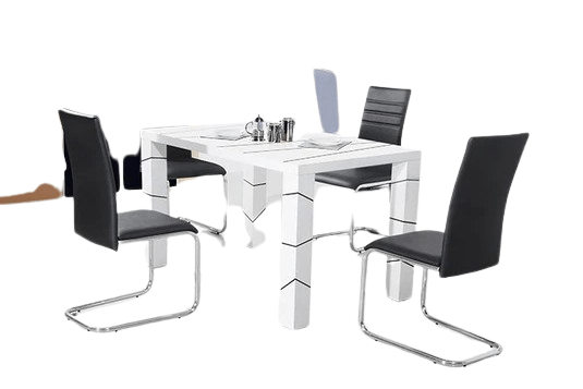 Bro Deals Kitchen & Dining Room Chairs Mona Dining Set 5 Pcs
