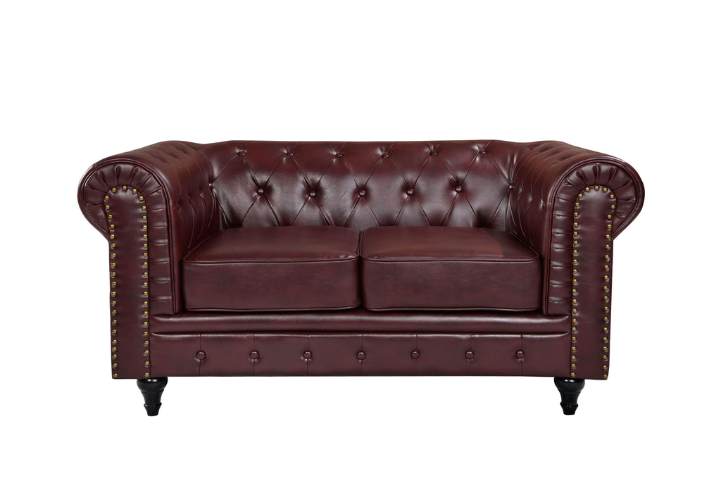BroDeals 2 Seater Sofa Boston Chesterfield 2 Seater Sofa