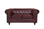 BroDeals 2 Seater Sofa Boston Chesterfield 2 Seater Sofa