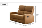 BroDeals 2 Seater Sofa Ruth Manual Recliner 2 Seater Sofa