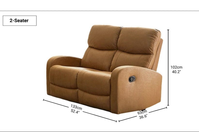 BroDeals 2 Seater Sofa Ruth Manual Recliner 2 Seater Sofa