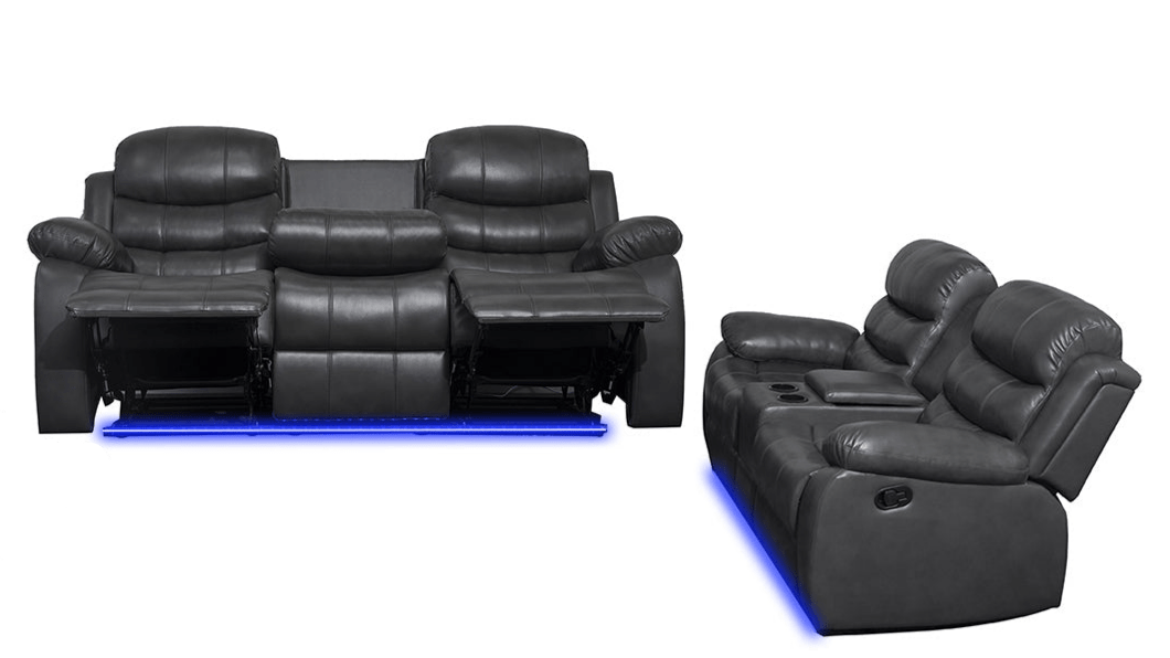 BroDeals 3 seater Sofa Gavin Manual Recliner 3+2 Seater Sofa with Console