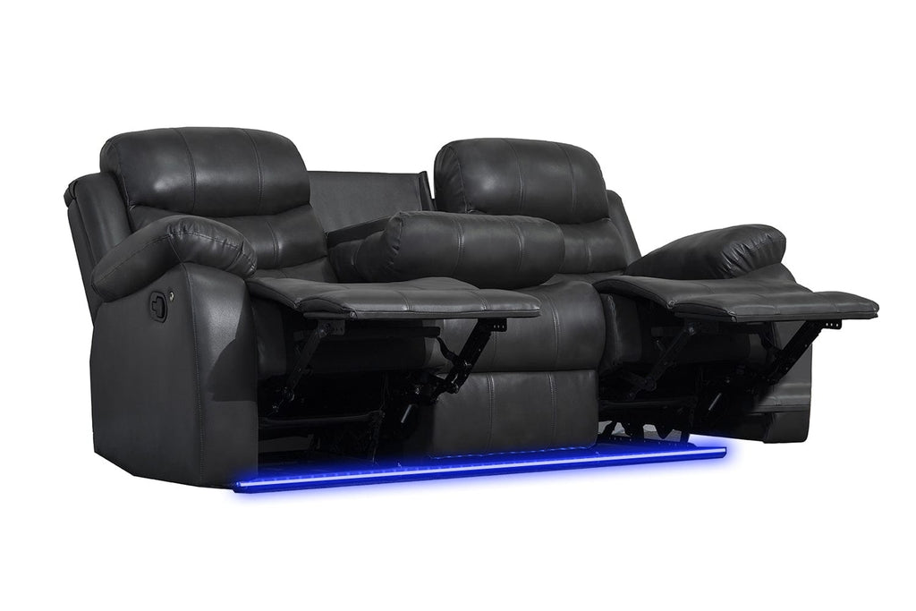 BroDeals 3 seater Sofa Gavin Manual Recliner 3+2 Seater Sofa with Console