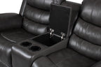 BroDeals 3 seater Sofa Gavin Manual Recliner 3+2 Seater Sofa with Console