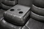 BroDeals 3 seater Sofa Gavin Manual Recliner 3 Seater Sofa with Console