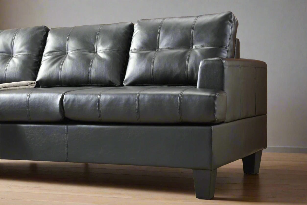 BroDeals 3 seater Sofa Knollwood 3 Seater Faux Leather Sofa