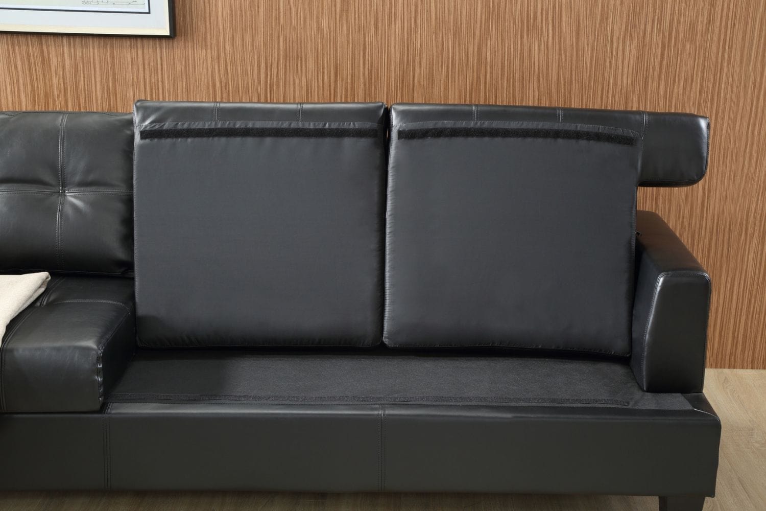 BroDeals 3 seater Sofa Knollwood 3 Seater Faux Leather Sofa