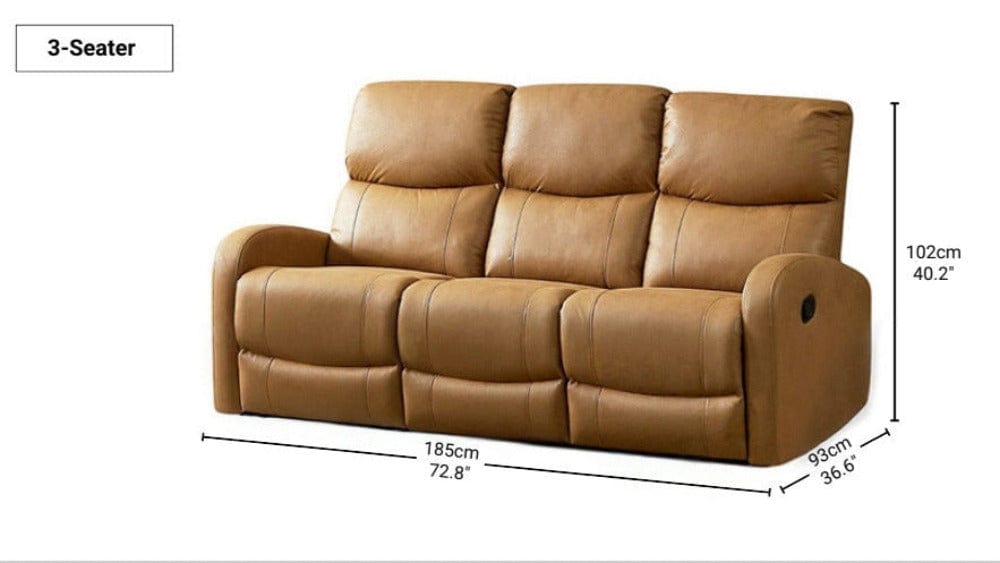 BroDeals 3 seater Sofa Ruth Manual Recliner 3 Seater Sofa