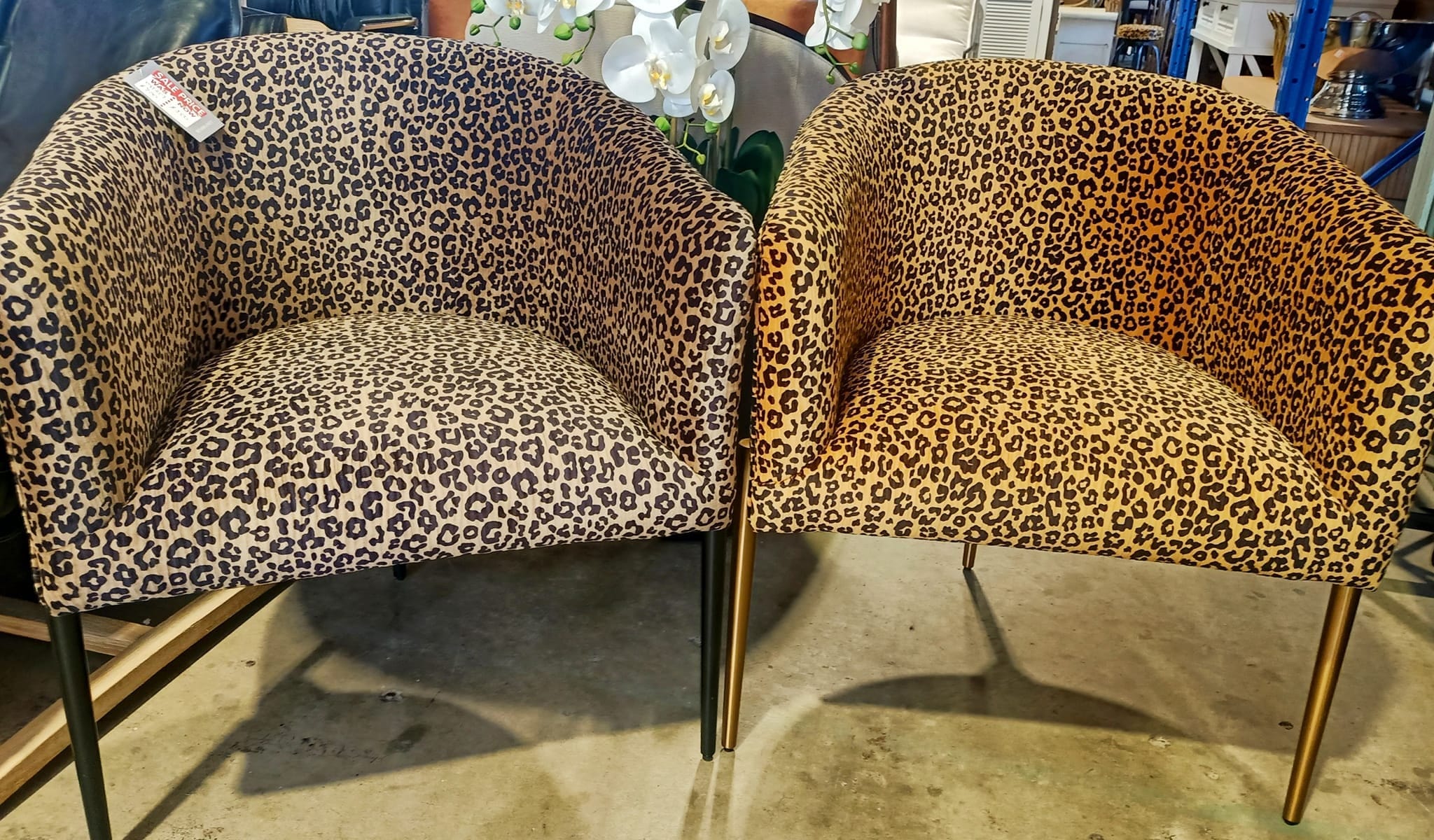BroDeals Arm chair Goose Casual Chair - Gold