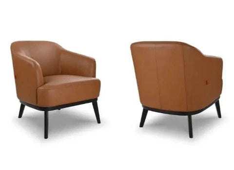 BroDeals Arm Chairs, Recliners & Sleeper Chairs Boston Leather Armchair - Tan