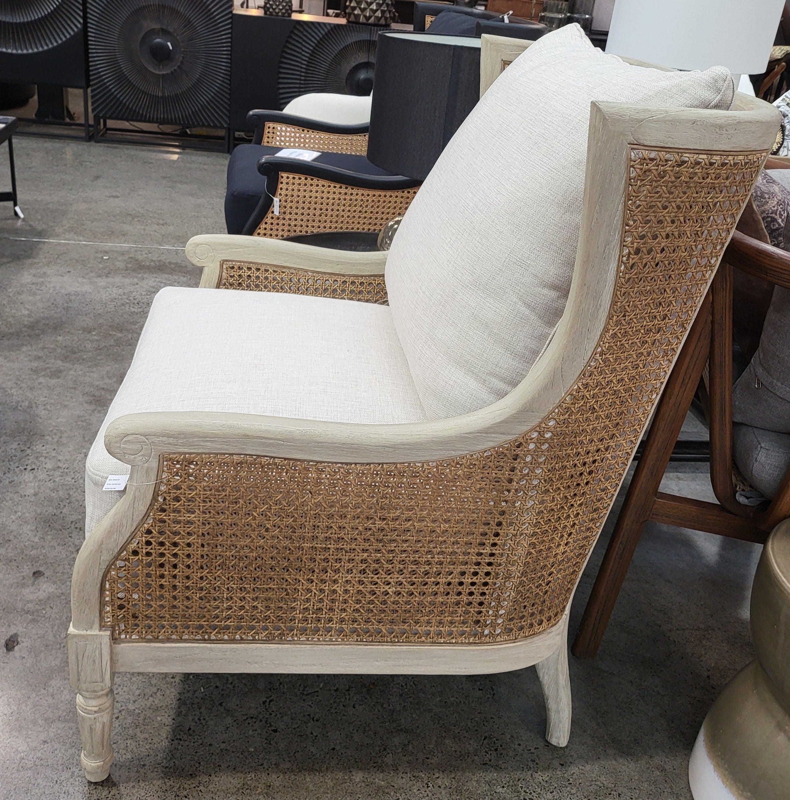 BroDeals Arm Chairs, Recliners & Sleeper Chairs Coastal Rattan Armchair