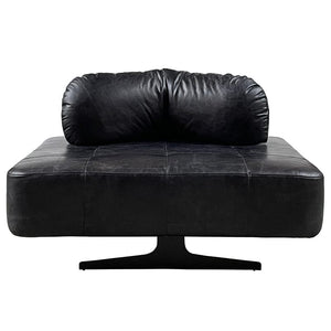 BroDeals Arm Chairs, Recliners & Sleeper Chairs Georgio XL Leather Chair Slate Black