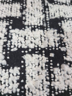 BroDeals Arm Chairs, Recliners & Sleeper Chairs Houndstooth Swivel Armchair - Black & White