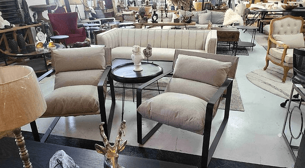 BroDeals Arm Chairs, Recliners & Sleeper Chairs Laurent Armchair Salt & Pepper