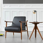 BroDeals Arm Chairs, Recliners & Sleeper Chairs Mid-Century Armchair Black
