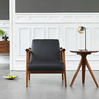 BroDeals Arm Chairs, Recliners & Sleeper Chairs Mid-Century Armchair Black