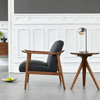 BroDeals Arm Chairs, Recliners & Sleeper Chairs Mid-Century Armchair Black