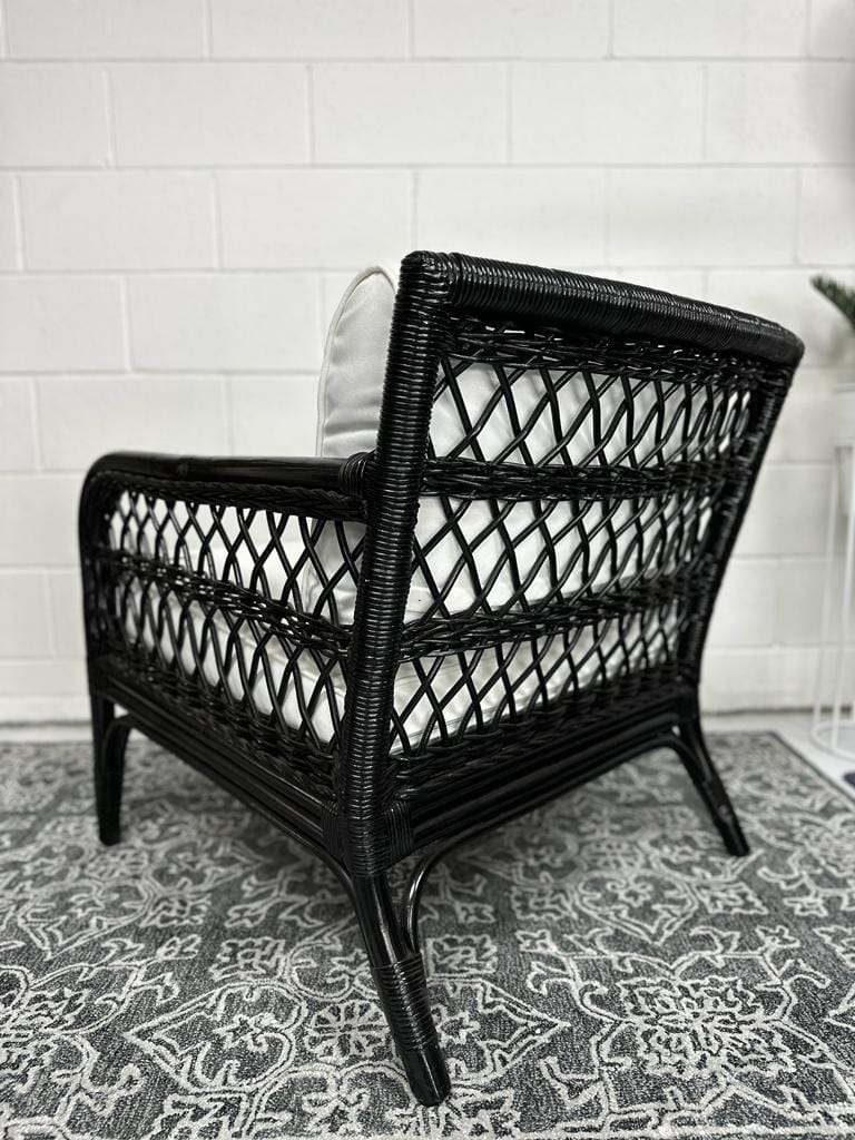 BroDeals Arm Chairs, Recliners & Sleeper Chairs Rattan Armchair - Indoor & Outdoor