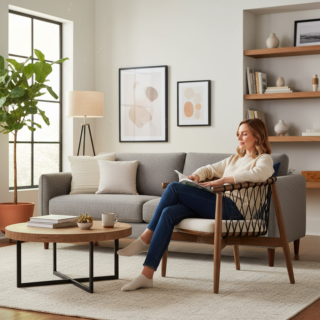 Rope Armchair - American Ash