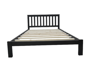 BroDeals Bed Frame Classic Double Bed Black