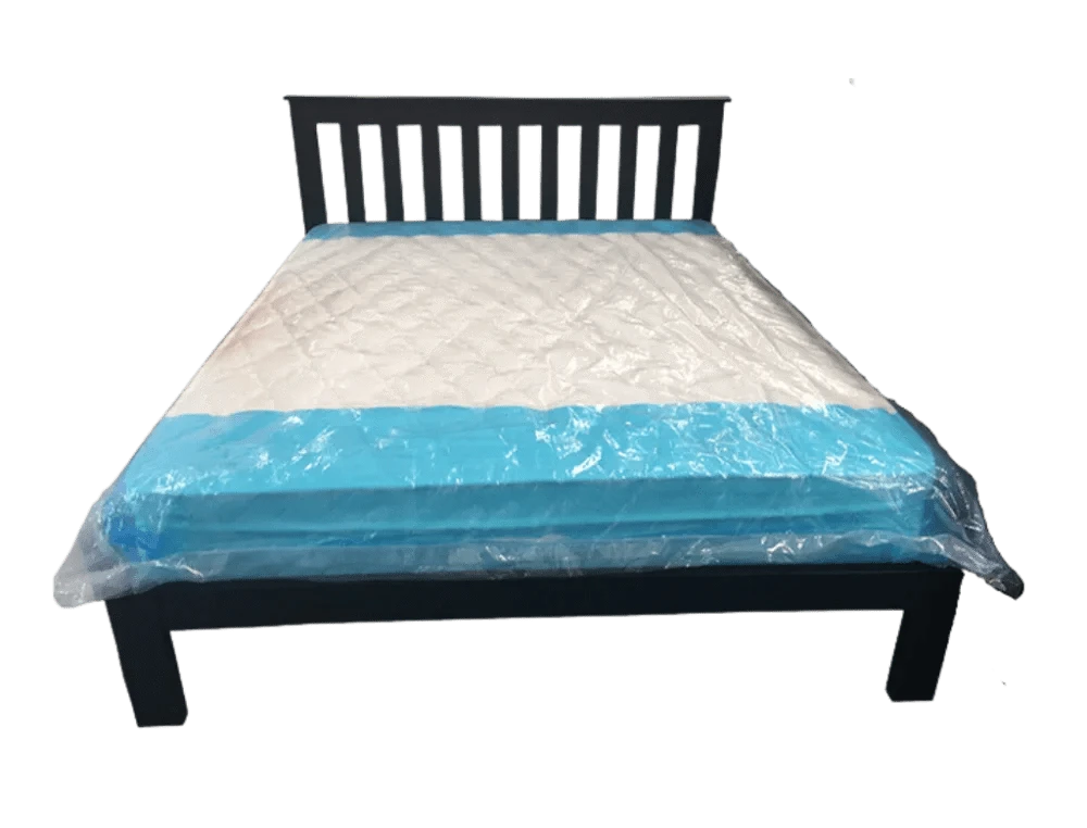 BroDeals Bed Frame Classic King Single Bed Black