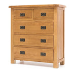 BroDeals Bedroom Furniture Sets Oak Bedroom Suite - 5 Piece