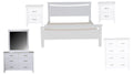 BroDeals Bedroom Furniture Sets Patty 5 Pcs Bedroom Suite