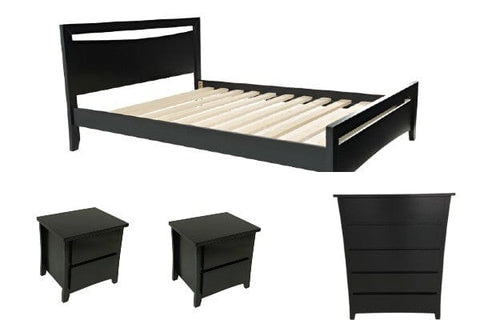 BroDeals Bedroom Furniture Sets Single Paiden 4 Pcs Bedroom Suite