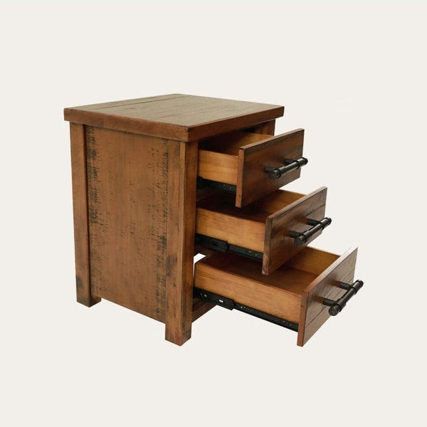 BroDeals Bedroom Furniture Sets Woodgate 3 Drawer Bedside Table