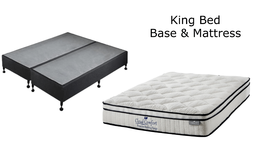 BroDeals bedroom set King Bed | Base & Mattress