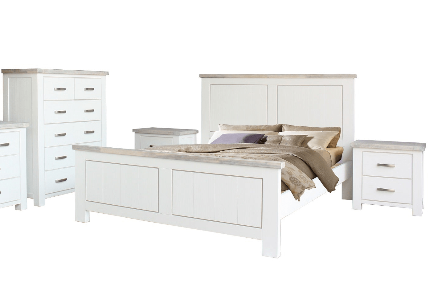 BroDeals bedroom set Set of 4 Ashland Bedroom Set - King