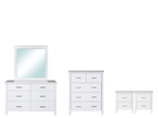 BroDeals Bedroom Suite Tina bedroom Suite White - Set of 6